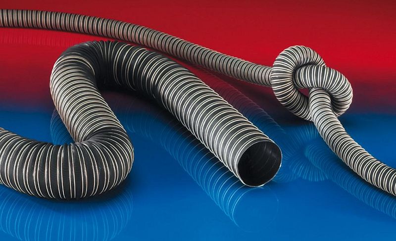 Absaugschlauch Rest ø100mm  3,3m lg NEU Absaugung Saugschlauch Förderschlauch 