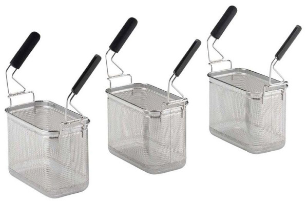 ZANUSSI Satz Körbe für GN 1/3, für 40 l-Pastakocher, B x T x H in mm: 275 x 150 x 210, VE: 3 Stück, 406927210