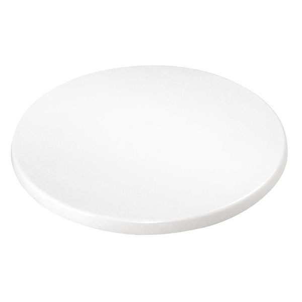 Bolero runde Tischplatte weiß 60cm, vorgebohrt, hitze- und waserbeständig, GG645