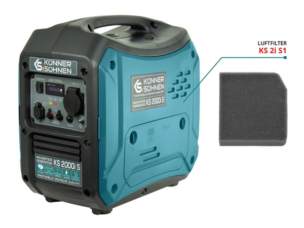 Könner & Söhnen Luftfilter für Inverter Generator, KS 2i S1
