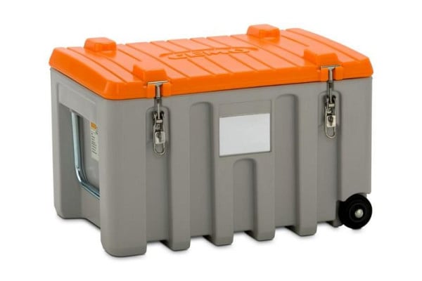 Cemo CEMbox Trolley 150 l, grau/orange, 10331, 4052886328378
