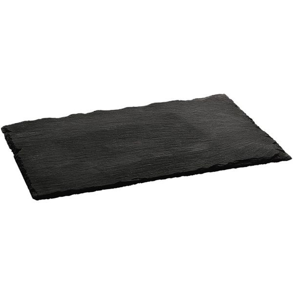 Stalgast Fingerfood-Schieferplatte rechteckig 400 x 250 x 5 mm (BxTxH), BB4102402