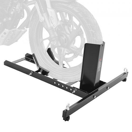 VEVOR Motorrad Vorderrad Unterlegkeil Motorrad Ständer 381–558,8 mm Einstellbar, Motorrad-Unterlegkeilständer Tragfähigkeit 816,5 kg, MTCLDLZSKDHS2OLR1V0