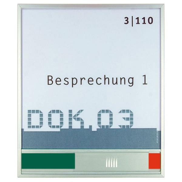 Stein HGS Türschild -New Age-mit Frei/Besetzt-Anzeige, 150x133x6mm, na5104