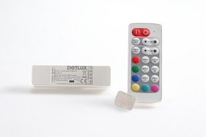 DOTLUX LED-Controller REMOTE max. 396W für LED-Streifen RGBW 4 Kanal 3x3,5+6 A (12-24 V), 4171-3