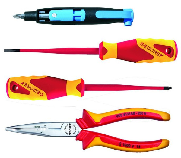 GEDORE VDE-Werkzeugsatz 4-teilig in L-BOXX Mini, 2951770