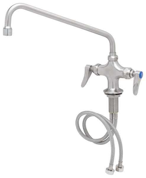 KBS EVERSTEEL 2 Knebel-Mischbatterie mit Schwenkhahn 1/2 Zoll Wasseranschluß, 20911039