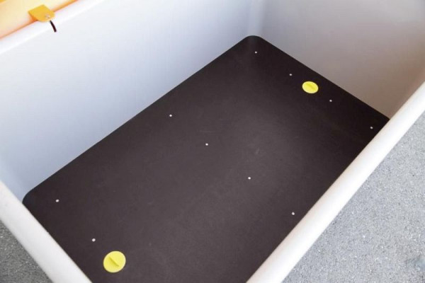 Cemo Einlegeplatte 400, für Streugutbehälter unterfahrbar, 10740, 4052886342817