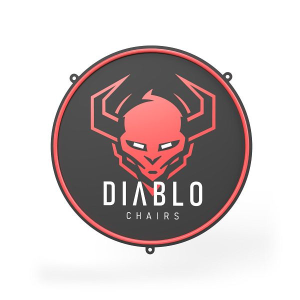 Diablo Chairs Neon LED, 540 x 5 x 540 mm, rund, Wanddeko, Beleuchtung, 1551