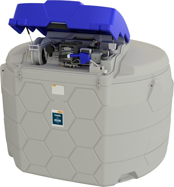 Cemo CUBE-Tank für AdBlue Outdoor Premium Agilis 5000 l, komplett montiert, 12216