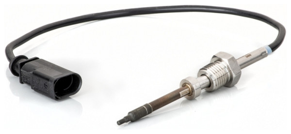 HELLA Sensor, Abgastemperatur, 2-polig, geschraubt, Kabel: 312mm, 6PT 014 494-481