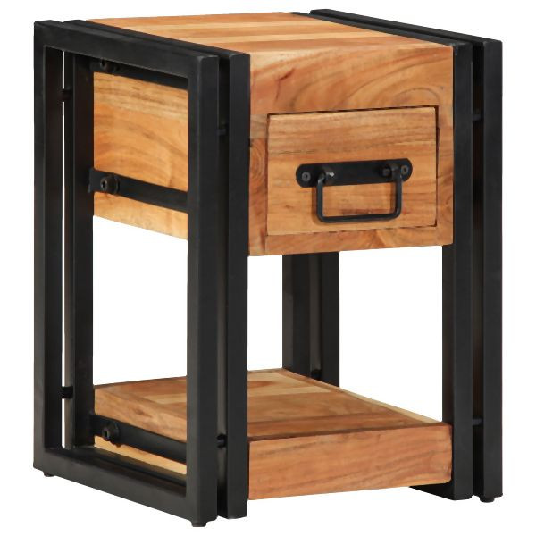 vidaXL Nachttisch 30x30x40 cm massiv aus Akazie, 4016710