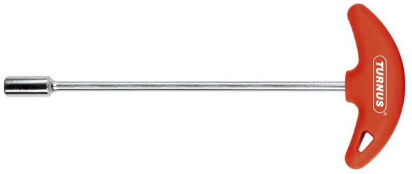 KUKKO Sechskant-Steckschlüssel mit T-Griff, Länge der Schraubendreherklinge: 230 mm, Sechskant-Steckschlüssel Profil: 6,0, VE: 6 Stück, 236-060