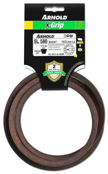 ARNOLD X-Grip Keilriemen 5L580, 4511-5L-0580