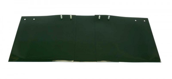 SINOtec TransTac Lamellen mit Lochung für Pendelschalen, eurogrün, 300 x 3 mm, 66% Überlappung, 10001869