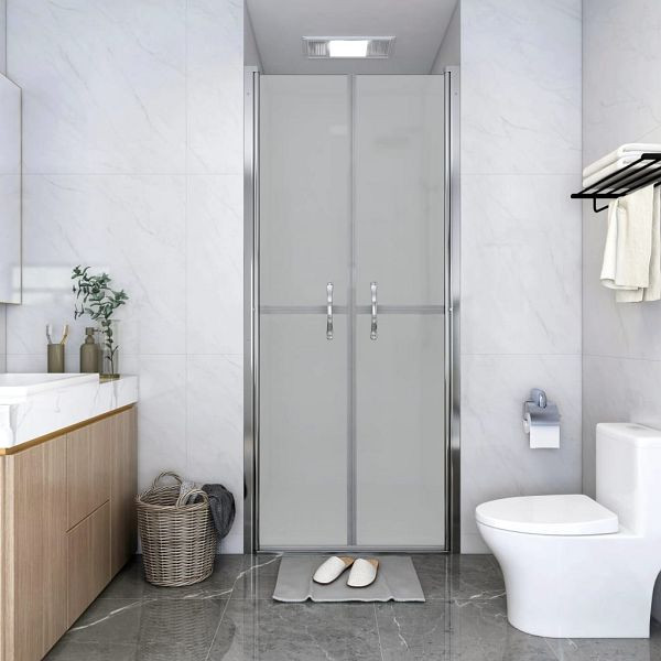 vidaXL Duschtür Matt ESG 101x190 cm, 148798, 8720286168318