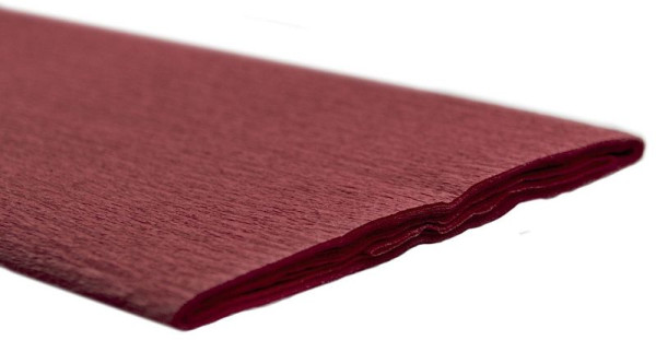 Werola Feinkrepppapier - 50 x 250 cm, rubinrot, VE: 2,5 m, 12061-135