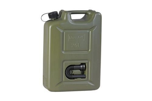 DENIOS Kraftstoff-Kanister PROFI, 20 Liter, oliv, VE: 3 Stück, 308362