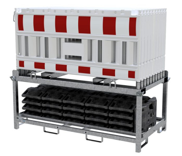 Schake Absperrschrankengitter SET 2 bestehend aus: 33420K2, 31991, 3B214, 32000, 33420K2-SET2