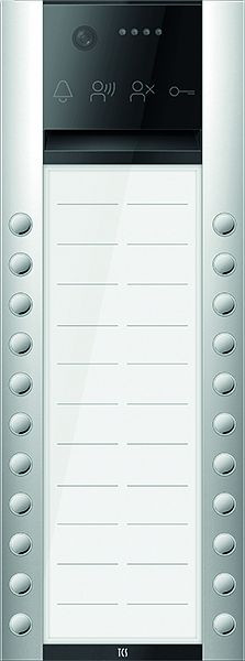 TCS Türkontrollsystem PES PRO Video Außenstation 22T 2 Spalten AP RAL9010 reinweiß, AVA630222-0019