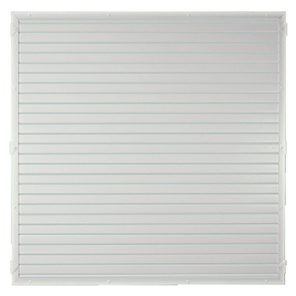 T&J LIGHTLINE KS-Zaunelement, 180 x 180 cm, Füllung weiß / Rahmen weiß, 46285