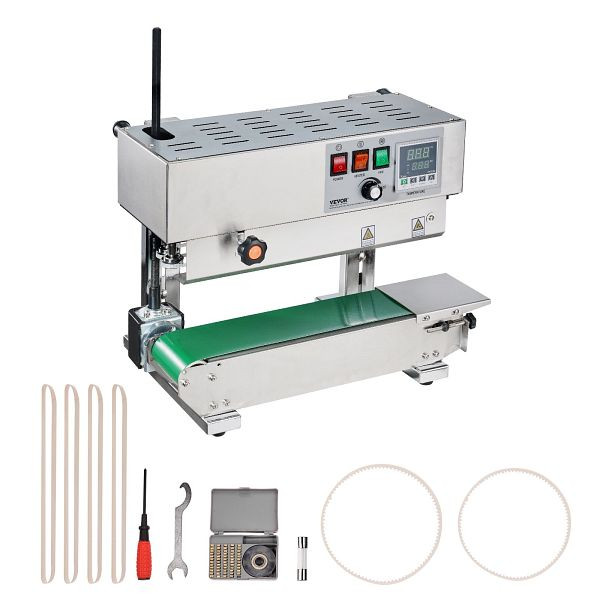 VEVOR 600W Kontinuierliche Versiegelungsmaschine Siegelmaschine Sealer Vertikal, LSLXFKJBXGBDUG4KMV2