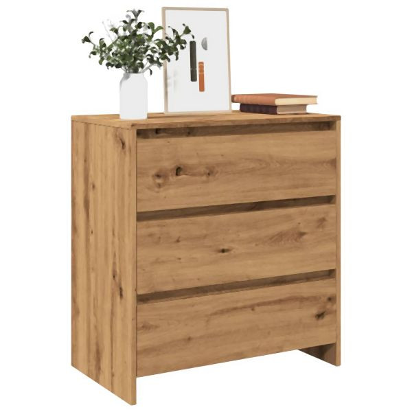 vidaXL Sideboard Artisan-Eiche 70x41x75 cm Holzwerkstoff, 856779