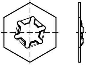 ART 88151 RUV-Scheibe A 2 M 12 x 21 x 0,6 VE=S (50 Stück)