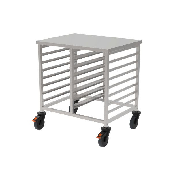 Rieber GN-Regalwagen 2x1/1 niedrig - Abweiserrollen, 88040305