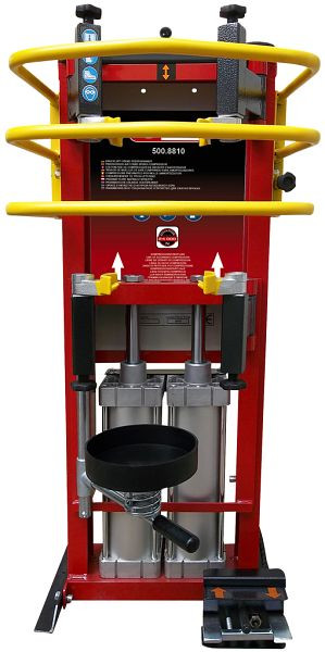 KS Tools Druckluft-Stand-Federspanner mit Doppel-Zylinder mit Adapterplatte, 500.8815