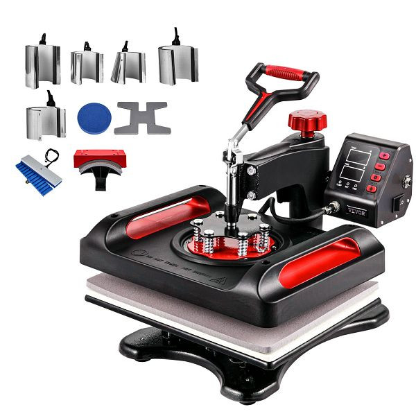VEVOR Sublimation Maschine 11 in 1 Hitzepresse Transferpresse 38x30cm, XKTHJSYHP8100GWWCV2