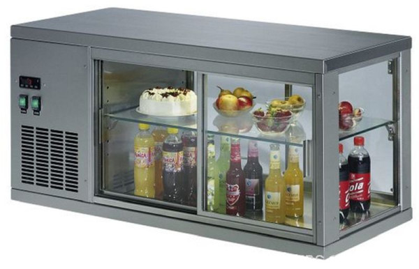 KBS Aufsatzkühlvitrine VES 214, Glasschiebetür, 102215, 4059395013740