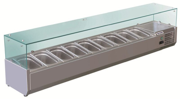 KBS Kühlaufsatz RX2000, mit Glasaufbau 9x GN 1/3, 340200