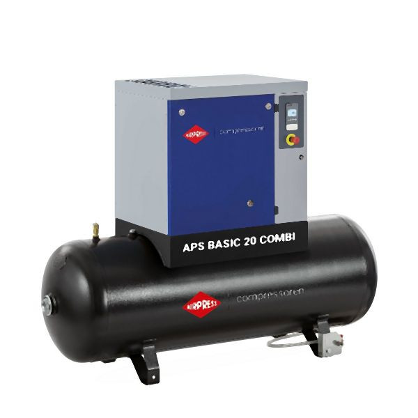 Airpress Schraubenkompressor APS 20 Basic Combi 8 bar 20 PS/15 kW 1860 l/min 500 l, 364860-8