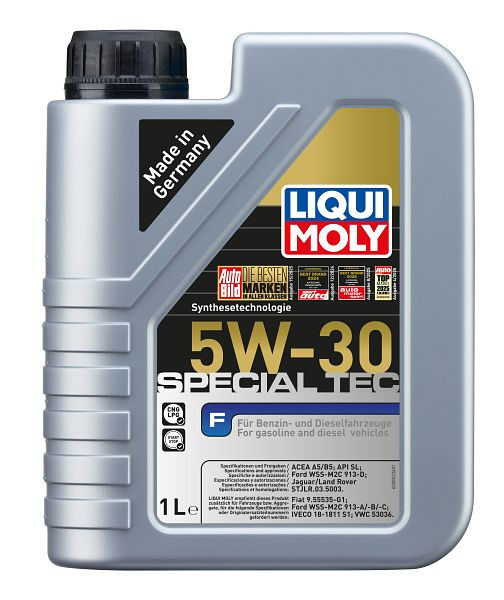 LIQUI MOLY Motoröl Special Tec F 5W-30, Kanister Kunststoff, VE: 1 Liter, 3852