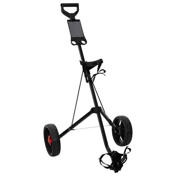 vidaXL Golf-Dolly Schwarz 66 x 65 x 112 cm Eisen, 42033585