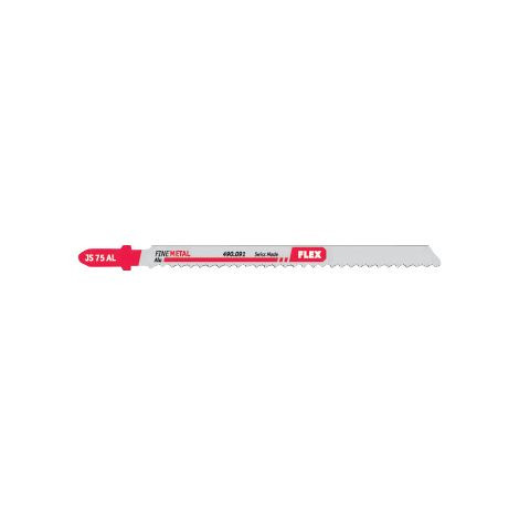 FLEX Stichsägeblätter für Aluminium JS 75 AL, VE: 5 Stück, 490091