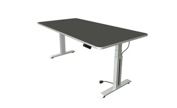 Kerkmann Sitz-/Stehtisch B 2000 x T 1000 mm, elektrisch höhenverstellbar von 640-1290 mm, anthrazit, (Montage), 10010913-1