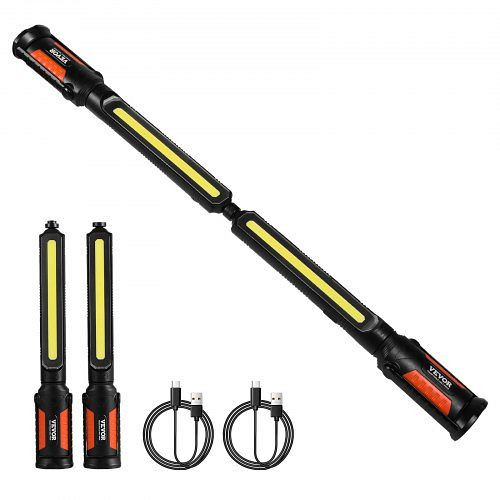 VEVOR Werkstattlampe 1450 LM, 4400 mAh magnetisches LED-Licht, für Autoreparatur, Inspektion, Garage, Werkstatt, KKZYQGXKCDFG4CQRMV9