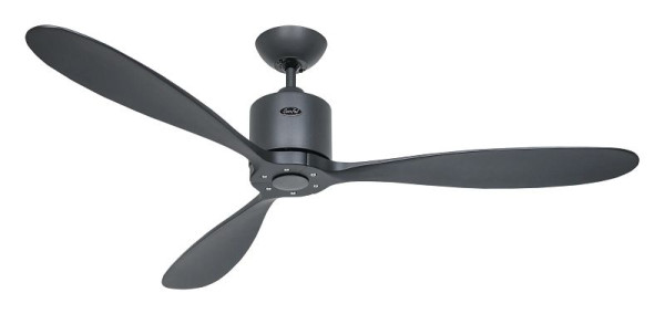 CasaFan Deckenventilator Aeroplan Eco Lack basaltgrau-Massivholz Lack schwarz, 313242
