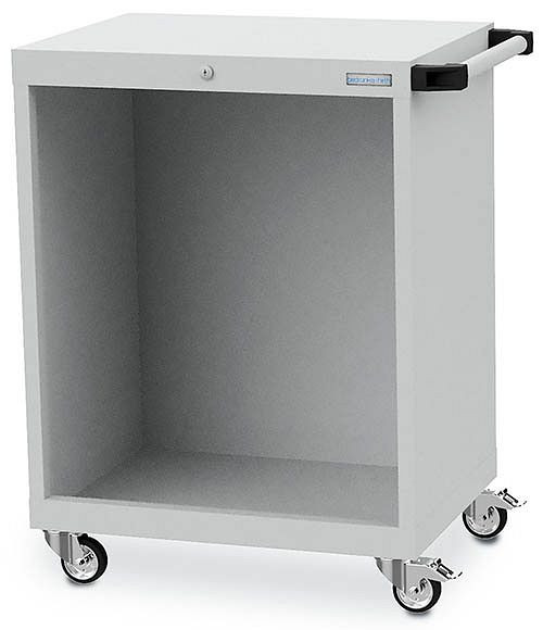 Bedrunka+Hirth Schubladenschrank Gehäuse, R 24-16, Maße in mm (BxTxH): 680 x 500 x 1030, 4 x Lenkrolle, davon 2 x mit Feststeller, Ø 80, 01.069M80