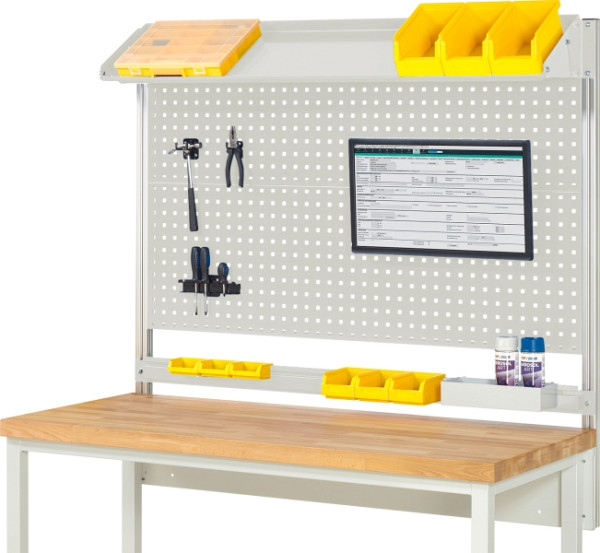 RAU System-Aufbau - Komplettset 02, für Produktbreite 1500 mm, RAL7035/RAL7035, EE-BW-KS-02-1500.12