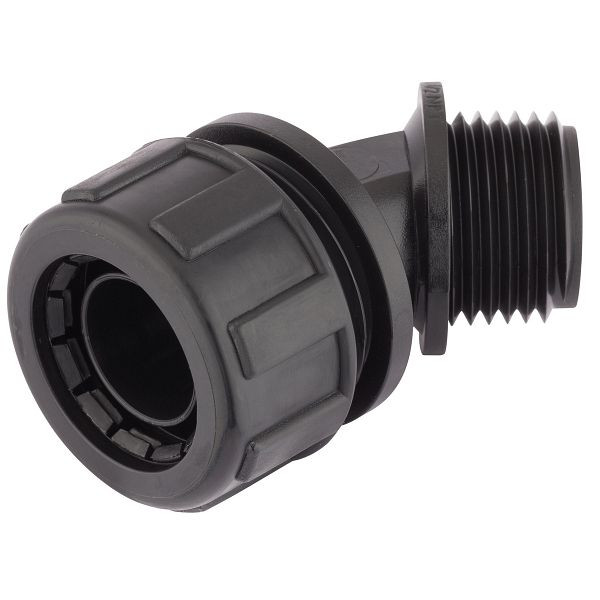 LAPP Winkel-Schlauchverschraubung SILVYN® MPC 45° M25X1,5 / 25, grau, VE: 10 Stück, 55502437