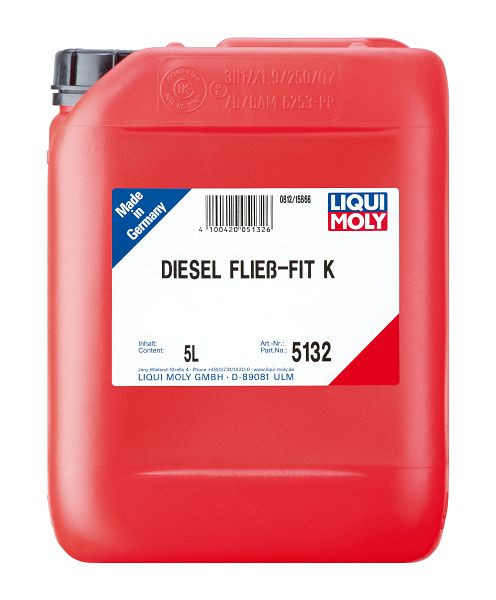 LIQUI MOLY Additiv-Kombination Diesel Fließ Fit K, Kanister Kunststoff, VE: 5 Liter, 5132