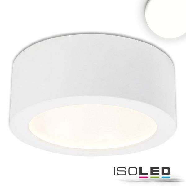 ISOLED LED Aufbauleuchte LUNA 18W, weiß, rund, DN173, indirektes Licht, neutralweiß, 113135