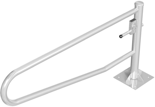 Schake Drehbare Gatterschranke, für Dübel Befestigung, feuerverzinkt, Gesamtbreite: 2000 mm, mit Dreikantverschluss, 413_201FP