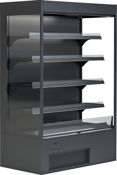 KBS Wandkühlregal Variant 167 Black Line mit Nachtrollo, 531176