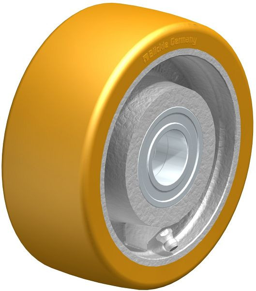 Blickle GTH 127/25-50K Rad aus Blickle Extrathane®, Hellbraun, 330662