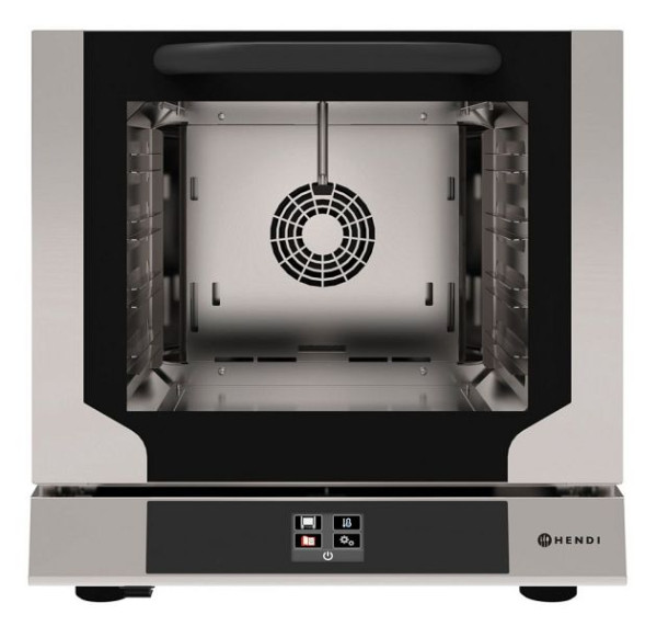 Hendi Konvektionsofen kompakt Touch mit Beschwadung, 220-240V/3150W, 590x709x(H)589mm, 219973