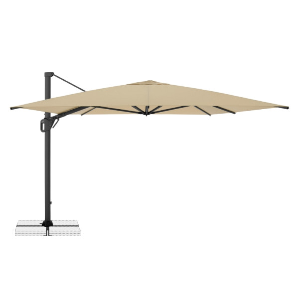 doppler LIFE Pendelschirm 300x400 Side ca. 300x400/8tlg. Design 822 sand, K-FSC, 402288822